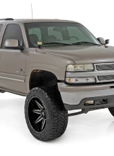 Rough Country LED Light Kit Ditch Mount 2" Black Pair Amber DRL Chevy Silverado 1500 99-06                                     - 82281 - Image 3