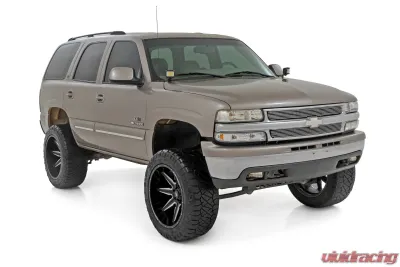 Rough Country LED Light Kit Ditch Mount 2" Black Pair White DRL Chevy Silverado 1500 99-06 - 82284