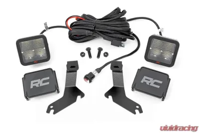 Rough Country LED Light Kit Ditch Mount 2" Spectrum Pair Spot for Chevy Silverado 1500 99-06 - 82287