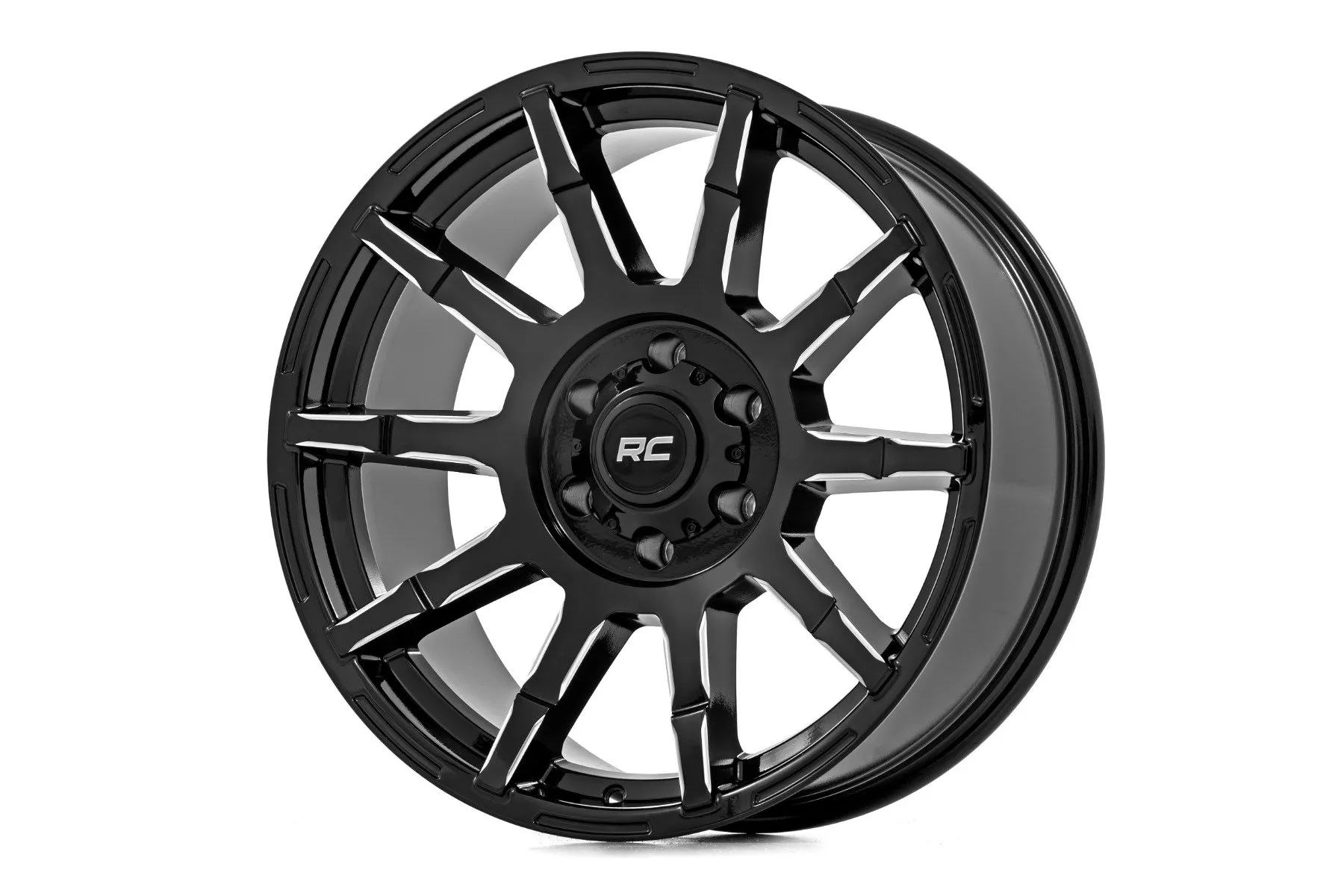 Rough Country 83 Series Wheel One-Piece Gloss Black 17x9 6x135 +0mm - 83170917