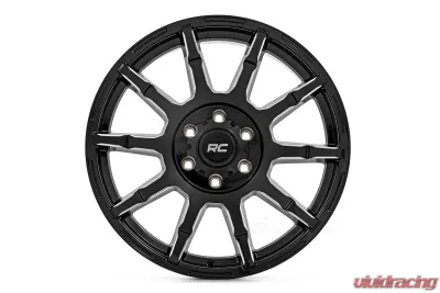 Rough Country 83 Series Wheel One-Piece Gloss Black 20x9 8x6.5 -12mm - 83200910