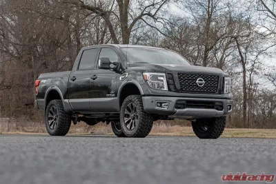 Rough Country 3" Bolt-On Suspension Lift Kit w/Upper Control Arms Nissan Titan 2004-2020 - 83400