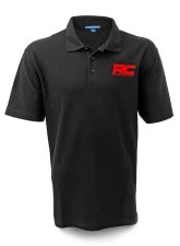 Rough Country Black Polo Shirt with RC Logo for Off-Road Enthusiasts                                     - 83901 - Image 3