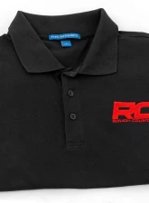 Rough Country Black Polo Shirt with RC Logo for Off-Road Enthusiasts                                     - 83901 - Image 2