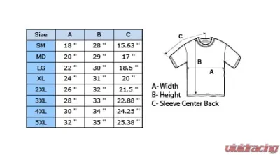 Rough Country Tread Short Sleeve T-Shirt Small Red 100% Preshrunk Cotton Classic Fit - 84033