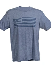 Rough Country Rough Country T-Shirt American Flag Blue MD                                     - 84079MM - Image 4