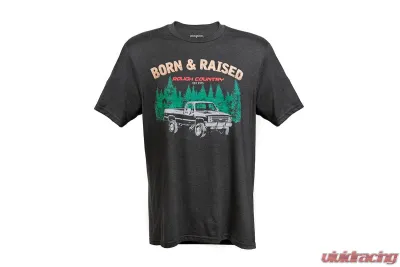 Rough Country Rough Country T-Shirt Born & Raised Black 2XL - 840812X