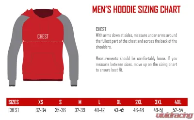Rough Country Hoodie Heater Red | Gray 2XL - 840832X