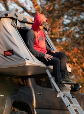Rough Country Hoodie Heater Red | Gray 2XL                                     - 840832X - Image 6