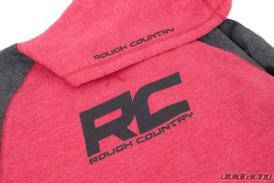 Rough Country Hoodie Heater Red | Gray 3XL - 840833X