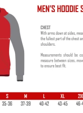 Rough Country Hoodie Heater Red | Gray SM                                     - 84083SM - Image 4