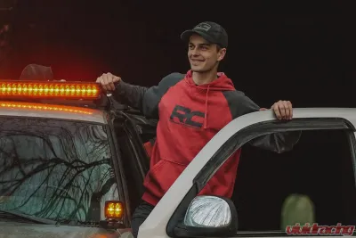 Rough Country Hoodie Heater Red | Gray SM - 84083SM