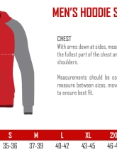 Rough Country Hoodie Heater Red | Gray XL                                     - 84083XL - Image 4