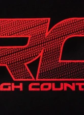 Rough Country T-Shirt Pattern Black Large - Tagless Comfort with Tread Logo Design                                     - 84085LG - Image 2