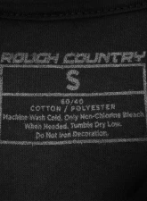 Rough Country T-Shirt Pattern Black Small - Tagless Comfort with Tread Logo Design                                     - 84085SM - Image 2
