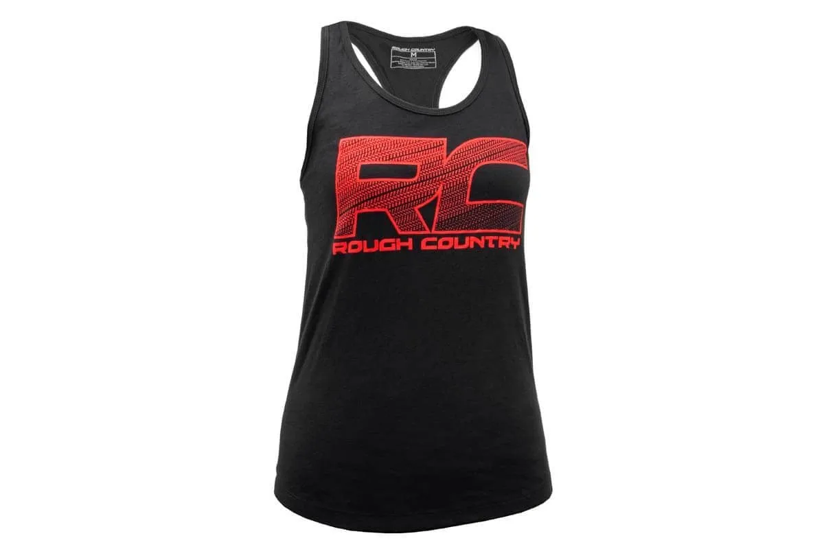 Rough Country Rough Country Tank Top Women Black LG - 84087LG