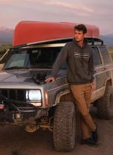 Rough Country Hoodie Digital Grey MD                                     - 84089MD - Image 4