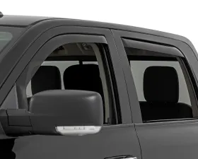 Rough Country Side Window Deflectors In Channel Rain Guard Ram 1500 | 2500 | 3500 10-24 & Classic