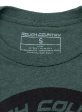 Rough Country T-Shirt RC Mountains Forest Green 2XL Tagless Tri-Blend Fabric                                     - 840942XL - Image 3