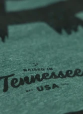 Rough Country T-Shirt RC Mountains Forest Green 2XL Tagless Tri-Blend Fabric                                     - 840942XL - Image 4