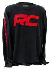 Rough Country Rough Country Long Sleeve RC Tread Sleeve Black -2 XL                                     - 840992XL - Image 6
