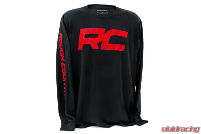 Rough Country Rough Country Long Sleeve RC Tread Sleeve Black LG - 84099LG