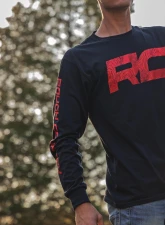 Rough Country Rough Country Long Sleeve RC Tread Sleeve Black LG                                     - 84099LG - Image 4