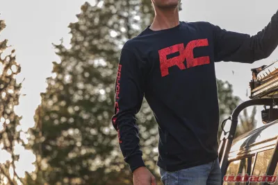 Rough Country Rough Country Long Sleeve RC Tread Sleeve Black SM - 84099SM