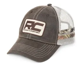 Rough Country Hat Mesh Brown | Camo w/Patch