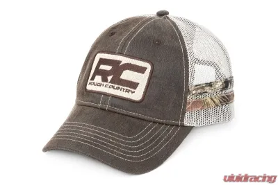 Rough Country Hat Mesh Brown | Camo w/Patch - 84121