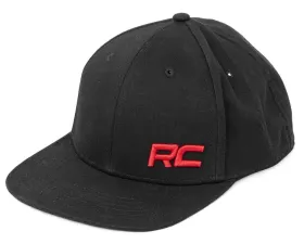 Rough Country Hat Flat Bill Black w/Red Logo