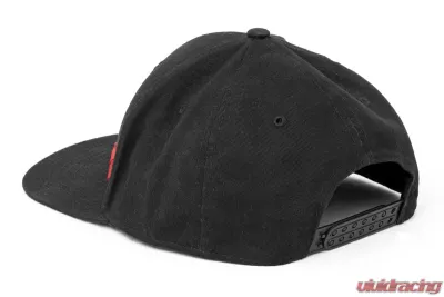 Rough Country Hat Flat Bill Black w/Red Logo - 84123