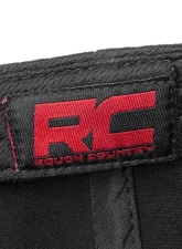 Rough Country Hat Flat Bill Black w/Red Logo                                     - 84123 - Image 3