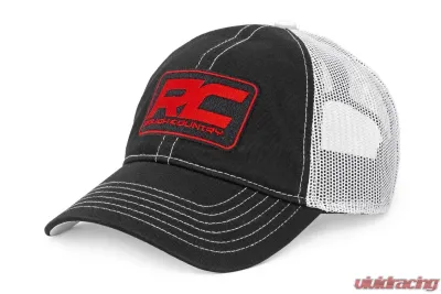 Rough Country Hat White Mesh Black | White w/Patch - 84125