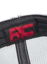 Rough Country Hat White Mesh Black | White w/Patch                                     - 84125 - Image 3