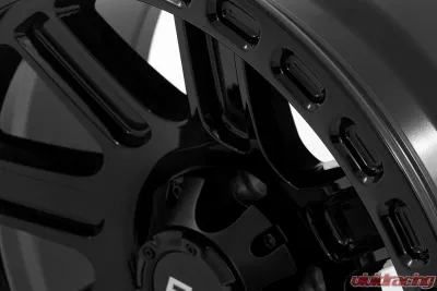 Rough Country 84 Series Wheel Gloss Black 17x8.5 5x4.5 +0mm - 84170913