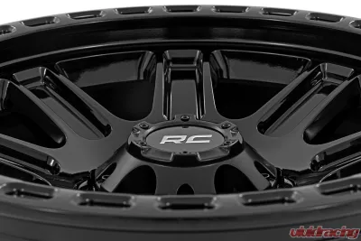 Rough Country 84 Series Wheel Gloss Black 17x8.5 5x4.5 +0mm - 84170913