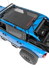 Rough Country Mesh Bikini Top Plus Black Ford Bronco 2021-2022                                     - 85116 - Image 4