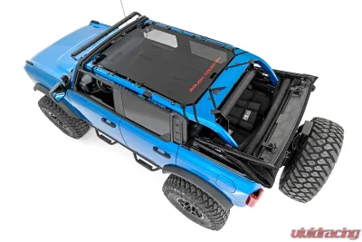 Rough Country Mesh Bikini Top Plus Black Ford Bronco 2021-2022 - 85116