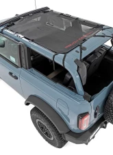 Rough Country Mesh Bikini Top Plus Black Ford Bronco 2021-2022                                     - 85116 - Image 6