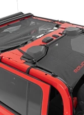 Rough Country Mesh Bikini Top Plus Black Jeep Gladiator JT 4WD 2020-2025                                     - 85118 - Image 6