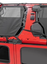 Rough Country Mesh Bikini Top Plus Black Jeep Gladiator JT 4WD 2020-2025                                     - 85118 - Image 2