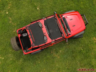 Rough Country Mesh Bikini Top Plus 18-20 4-Door, Black Jeep Wrangler JL Unlimited 2018-2020 - 85120