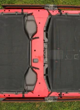 Rough Country Mesh Bikini Top Plus 18-20 4-Door, Black Jeep Wrangler JL Unlimited 2018-2020                                     - 85120 - Image 6