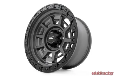 Rough Country 85 Series Wheel Simulated Beadlock Gunmetal Gray | Black 17x9 8x6.5 +0 - 85170010A