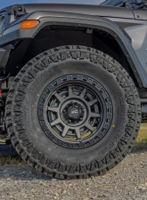 Rough Country 85 Series Wheel Simulated Beadlock Gunmetal Gray | Black 17x9 5x5 -12mm                                     - 85170918A - Image 6