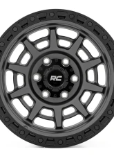 Rough Country 85 Series Wheel Simulated Beadlock Gunmetal Gray | Black 17x9 8x170 -12                                     - 85171211A - Image 2