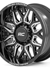 Rough Country 86 Series Wheel One-Piece Gloss Black 20x10 8x6.5 -19mm                                     - 86201010 - Image 6