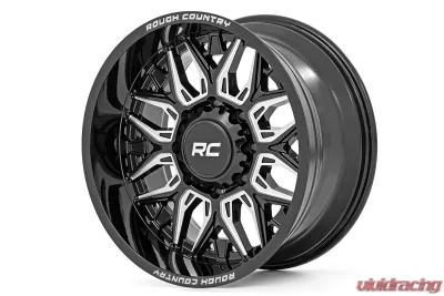 Rough Country 86 Series Wheel One-Piece Gloss Black 20x10 8x6.5 -19mm - 86201010