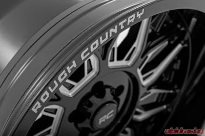 Rough Country 86 Series Wheel One-Piece Gloss Black 20x10 8x6.5 -19mm - 86201010